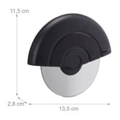 Northix Okrogli rezalnik za pico nerjaveče jeklo ergonomski ročaj