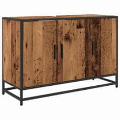 Vidaxl Kopalniška omarica Star les 90 x 33 x 60 cm Inženirski les