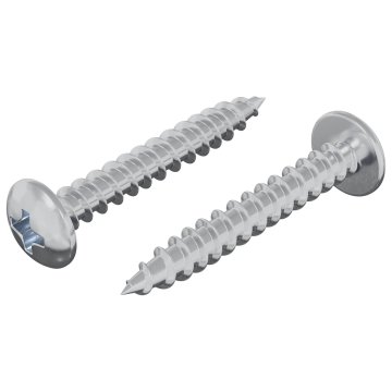 Vidaxl Lesen vijak 2 pcs srebrna M4 x 28 mm elezo