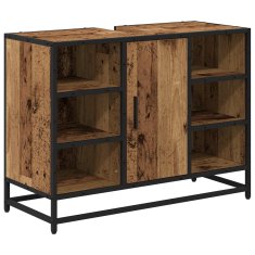 Vidaxl Kopalniška omarica Star les 80 x 33 x 60 cm Inženirski les