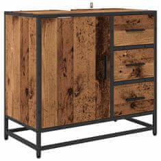 Vidaxl Kopalniška omarica Star les 65 x 33 x 60 cm Inženirski les
