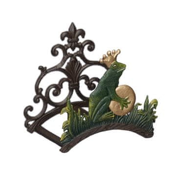 Northix Stensko držalo za cev iz litega železa žaba vrtni nosilec