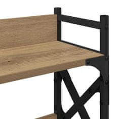 Vidaxl Stojalo za tiskalnik Umetni hrast 40 x 20 x 40 cm