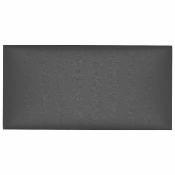 Vidaxl Stenska glavna postelja 12 pcs Siva 30 x 15 cm blago