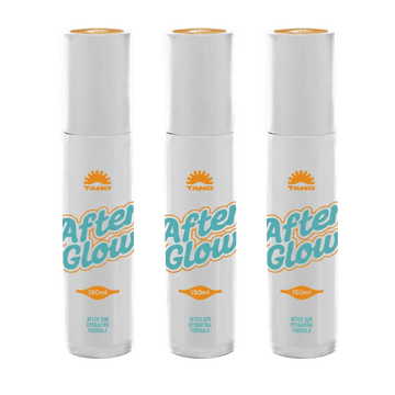 TAND Cosmetics AfterGlow naravni losjon po sončenju – intenzivna hidracija, pomiritev kože, podaljša porjavelost, 100% naravna formula, vegansko, brez parabenov