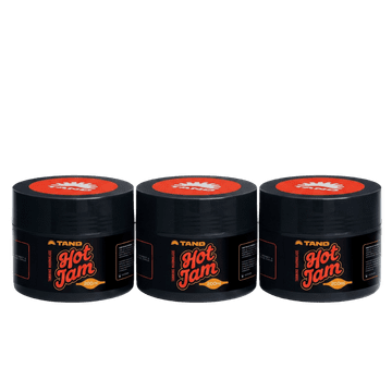 TAND Cosmetics HotJam naravna marmelada za sončenje – intenzivna porjavelost, hitrejši rezultati, bogata tekstura, 100% naravna formula, vegansko, za sonce in solarij