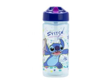 Stor Otroška steklenička s slamico Lilo &amp; Stitch Square - 510 ml, 75014