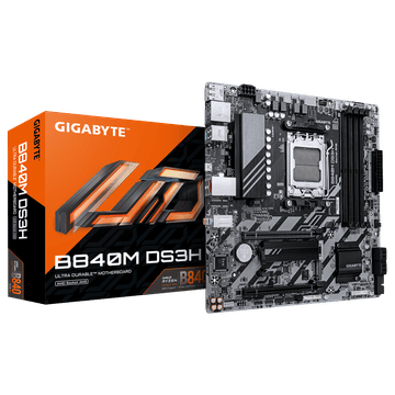 Gigabyte B840M DS3H osnovna plošča, AM5, mATX, DDR5