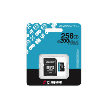 Kingston SPOMINSKA KARTICA 256GB 4K microSD (2v1 MICRO-SDXC ) 200MB/s