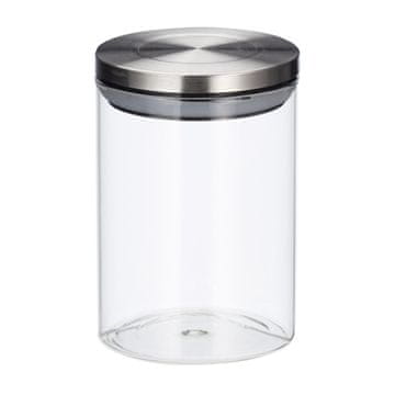 Northix Set 3 steklenih kozarcev 600 ml s pokrovom in tesnilom