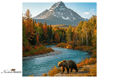 Alaskan Maker KOZAREC za pijačo s topografijo Mont Blanc AMTOPO-VD-B