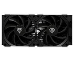Genesis HYDRIA 240 vodno hlajenje, All-In-One, 240mm, 2x 120mm, črni