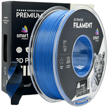 Smart Print 5x Silk PLA Dvojna Barva črna modra filament 1.75mm - Smart Print Sijajni Filament za 3D Tisk (1kg Kolut)