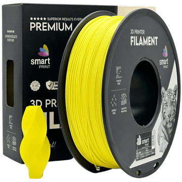 Smart Print 5x PLA+ Rumena Filament 1.75mm - Smart Print za 3D Tisk (1kg Kolut)