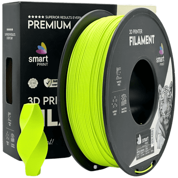 Smart Print 5x PLA Jabolčno Zelena Filament 1.75 mm - Smart Print Biološko Razgradljiv PLA (1kg Kolut)