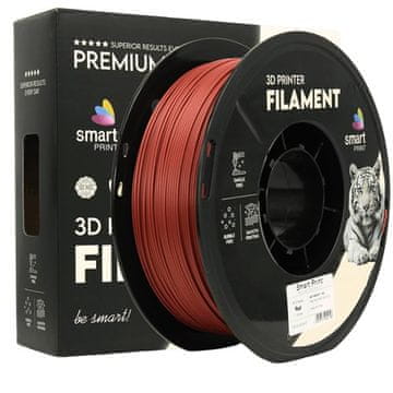 Smart Print 5x Mat rdeča 1,75 mm 1 kg Smart Print PETG filament