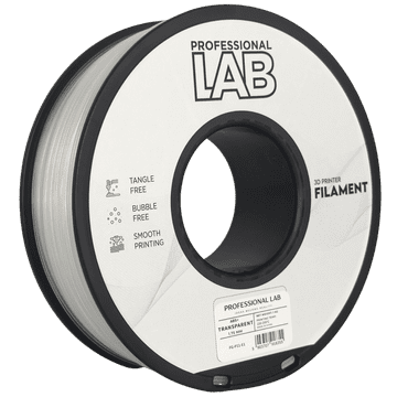 Professional Lab ABS Prozorna Filament 1.75mm - Professional Lab ABS+ za 3D Tisk (1kg Kolut)