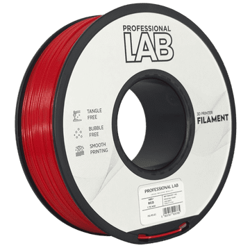 Professional Lab ABS Rdeča Filament 1.75mm - Professional Lab ABS+ za 3D Tisk (1kg Kolut)