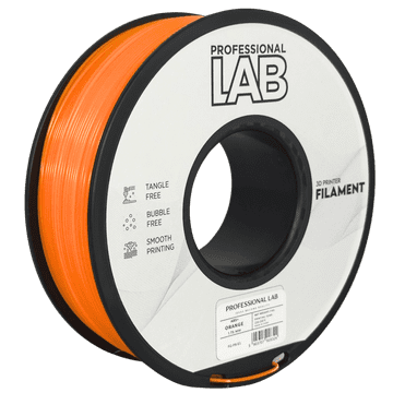 Professional Lab ABS Oranžna Filament 1.75mm - Professional Lab ABS+ za 3D Tisk (1kg Kolut)