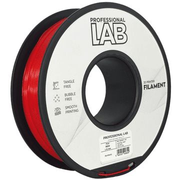 Professional Lab PLA+ Rdeča Filament 1.75mm - Professional Lab za 3D Tisk (1kg Kolut)