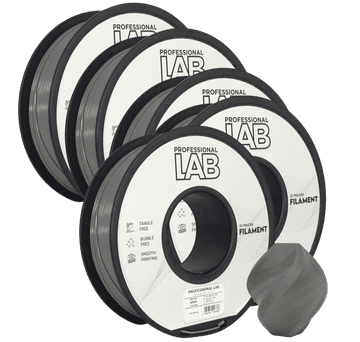 Professional Lab 5x HS‑PLA Siva Filament 1.75 mm - Professional Lab Visoko Hitrostni Filament za 3D Tisk (1kg Kolut)