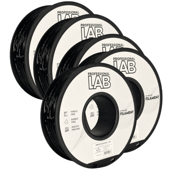 Professional Lab 5x TPU Črna Filament 1.75 mm - Professional Lab Fleksibilni Filament za 3D Tisk (1 kg Kolut)