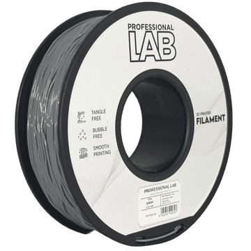 Professional Lab TPU Siva Filament 1.75 mm - Professional Lab Fleksibilni Filament za 3D Tisk (1 kg Kolut)