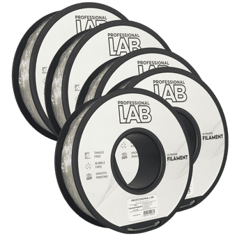 Professional Lab 5x TPU Prosojna Filament 1.75 mm - Professional Lab Fleksibilni Filament za 3D Tisk (1 kg Kolut)