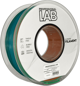 Professional Lab PLA Prelivajoča Barva Filament 1.75 mm - Professional Lab Biološko Razgradljiv PLA (1kg Kolut)