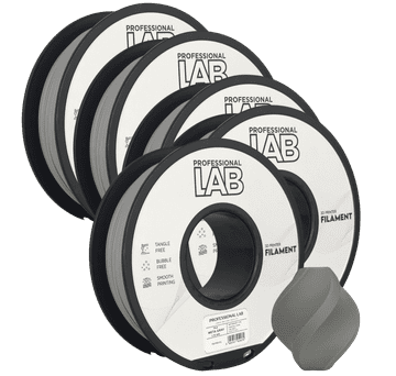 Professional Lab 5x PLA Meta Siva Filament 1.75 mm - Professional Lab Biološko Razgradljiv PLA (1kg Kolut)