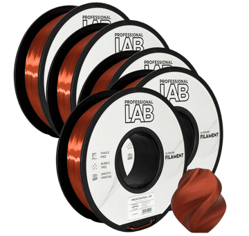 Professional Lab 5x Silk PLA baker Filament 1.75mm - Professional Lab Sijajni Filament za 3D Tisk (1kg Kolut)