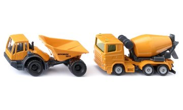 SIKU Blister - gradbeni stroji 2 kosa