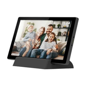 Krüger&Matz Touch aku. 5000mAh digitalni foto okvir FRAMEO Wi-Fi zvočnik 32GB 10,1″ + APP