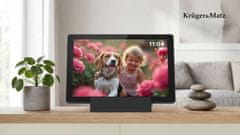 Krüger&Matz Touch aku. 5000mAh digitalni foto okvir FRAMEO Wi-Fi zvočnik 32GB 10,1″ + APP