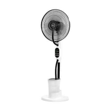 Teesa 75W stoječi ventilator z vodno meglico na kolesih 43cm 2,8L daljinec bel