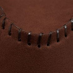 Northix Kavbojski klobuk – western stil, nastavljiv trak za brado, semišu podobna tkanina