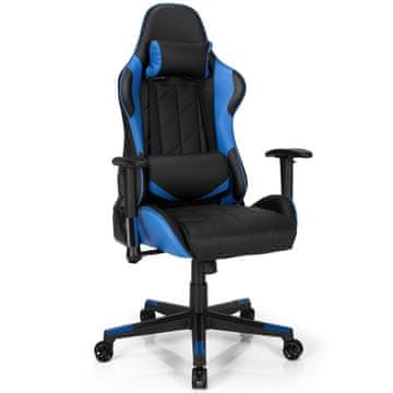 Northix Moder gaming stol dirkalni slog PU usnje 160° nastavljiv