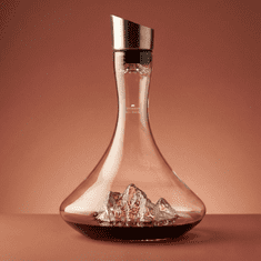 Alaskan Maker Steklen DEKANTER za vino s topografijo Everest AMTOPO-C-E