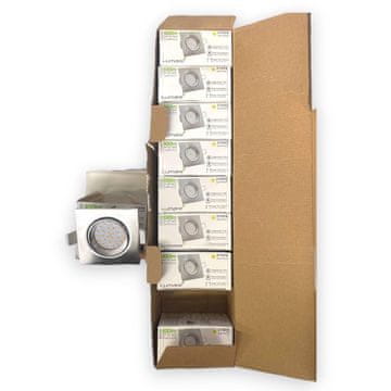 shumee Vgradna LED svetilka 4W 83X83Mm IP44 2700K 9 kosov