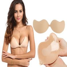 33 Samonosilen push-up modrček brez hrbta TG55973-C velikost C
