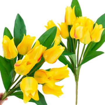 TOP GIFT CV26811-8 tulipan velik šopek tulipanov x9 umetnih rož tulipani v šopku iz silikona