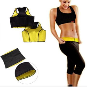 TOP GIFT Športni modrček iz neoprena HH68 HOT burn