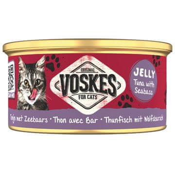 shumee Voskes Tuna z brancinom - mokra hrana za mačke tuna z ostrižem 85 g