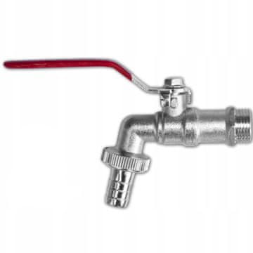 shumee Medeninasta kroglična pipa 3/4" GZ 1" s 3/4" cevnim priključkom Bradas 3103