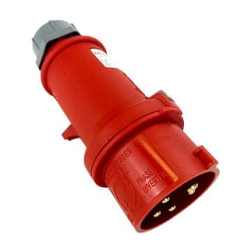 shumee ProTOP vtič 16A 5p 6h 400V IP44 2-delni z inverterjem faze 3319A MENNEKES 1182