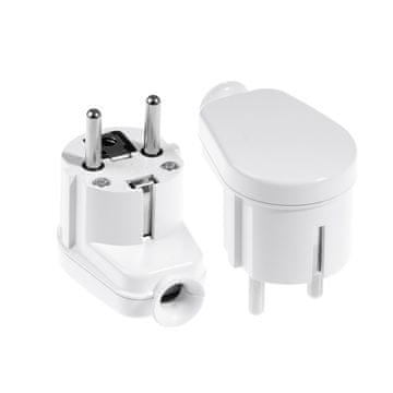 shumee Uni-Schuko 230V 16A bel kotni vtič