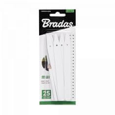Bradas ETIKETE ZA RASTLINE VRTNE OZNAČEVALCE ETIKETE 15X1,5 CM 25 KOSOV
