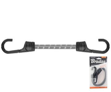 shumee Komplet 2 x elastičnih gumic s kovinskim kavljem PVC 0,8x40cm Bradas 5396