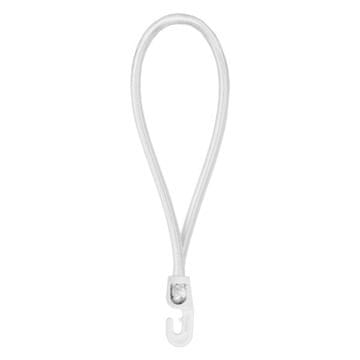 shumee Elastična gumica s PVC kavljem 0,4x40cm bela Bradas 5556