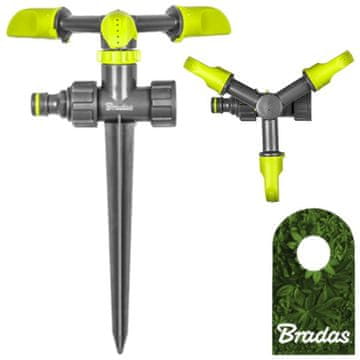 shumee 3-kraki rotacijski škropilnik na konici LIME LINE LE-6102 Bradas 2143